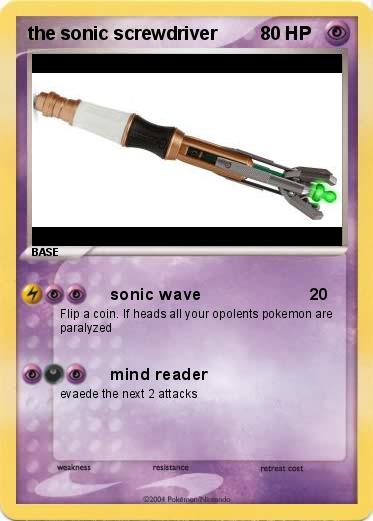 Pokemon the sonic screwdriver