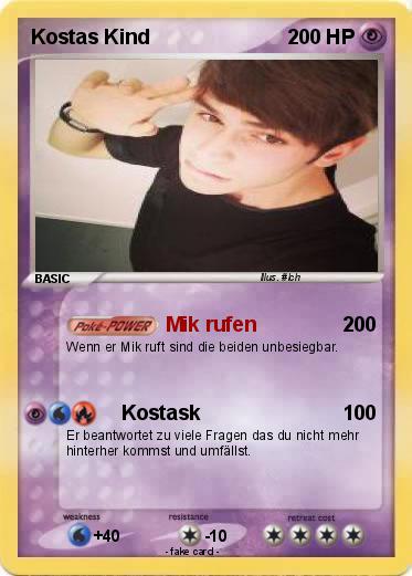 Pokemon Kostas Kind