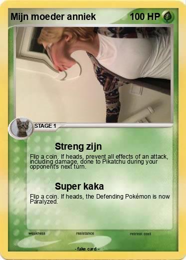 Pokemon Mijn moeder anniek