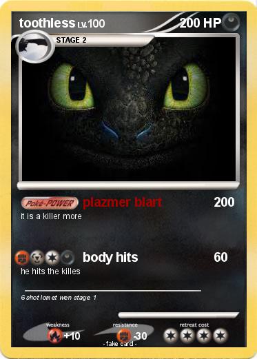 Pokemon toothless