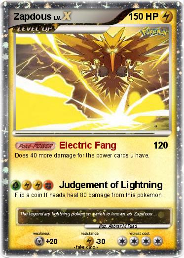 Pokemon Zapdous