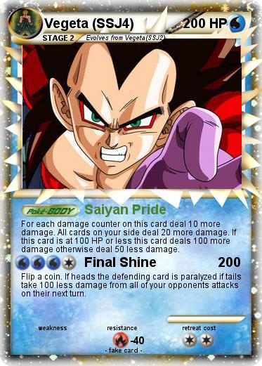 Pokemon Vegeta (SSJ4)