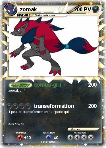 Pokemon zoroak