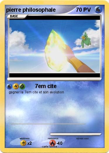 Pokemon pierre philosophale