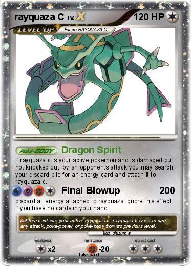 Pokemon rayquaza C