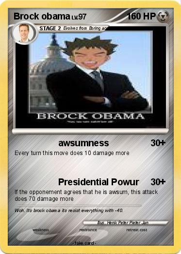 Pokemon Brock obama