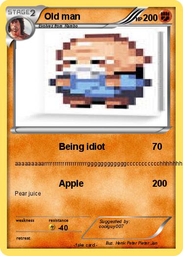 Pokemon Old man