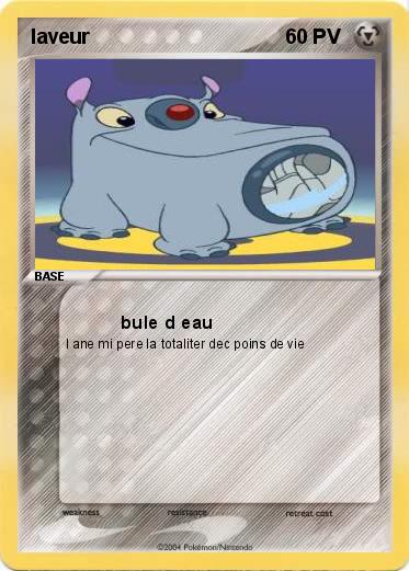 Pokemon laveur