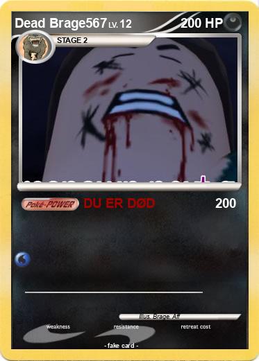 Pokemon Dead Brage567