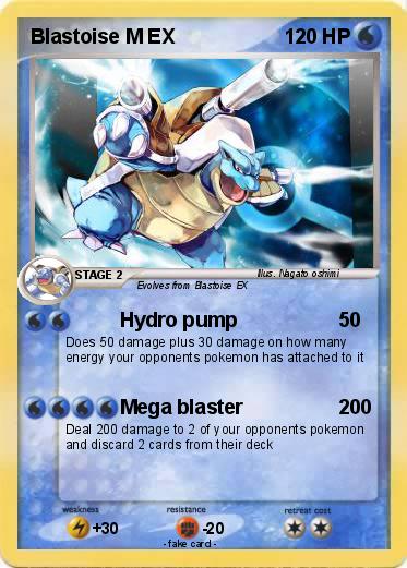 Pokemon Blastoise M EX