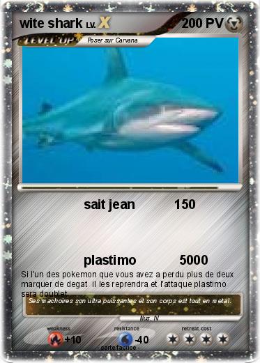 Pokemon wite shark