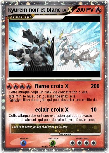 Pokemon kyurem noir et blanc