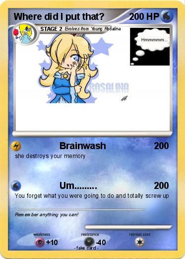 Pokemon Where did I put that?