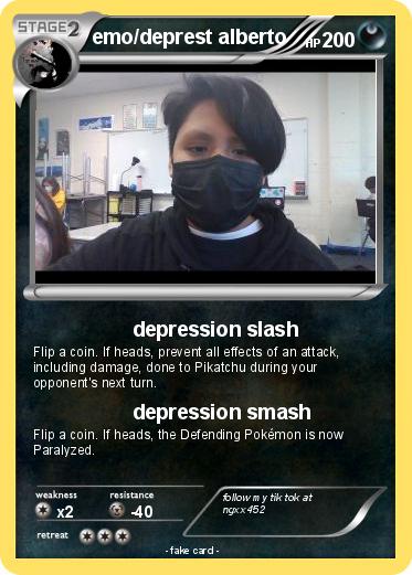 Pokemon emo/deprest alberto