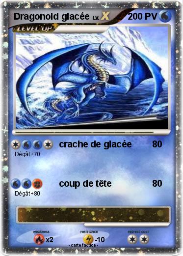 Pokemon Dragonoid glacée