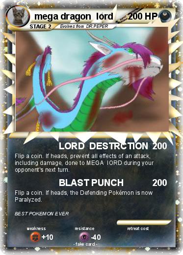 Pokemon mega dragon  lord