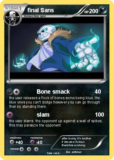 Pokemon final Sans