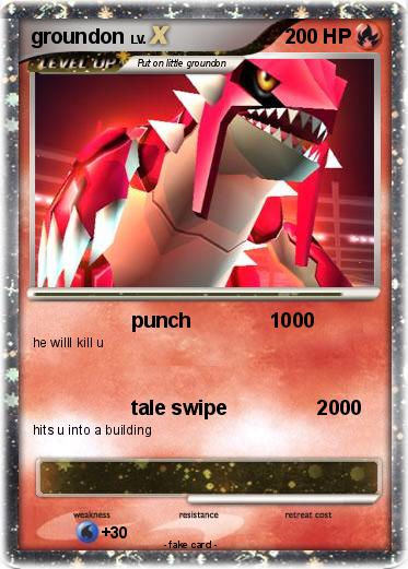 Pokemon groundon