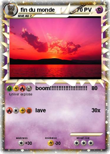 Pokemon fin du monde