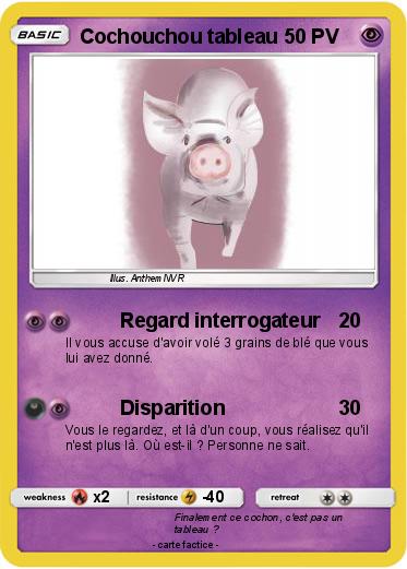 Pokemon Cochouchou tableau