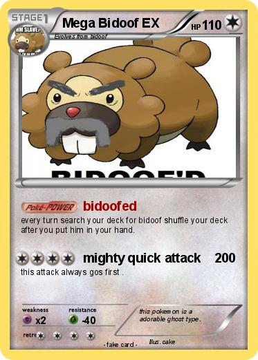 Pokemon Mega Bidoof EX