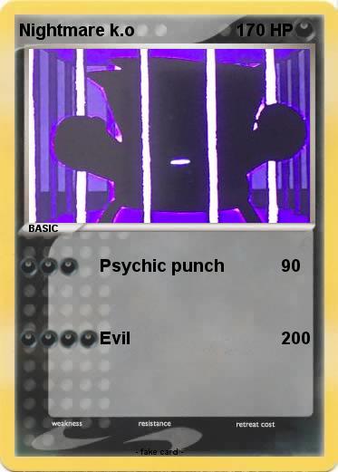 Pokemon Nightmare k.o