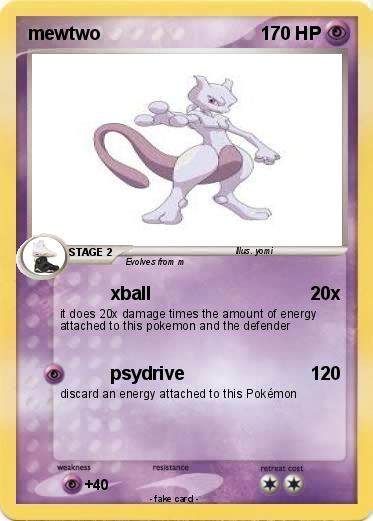 Pokemon mewtwo