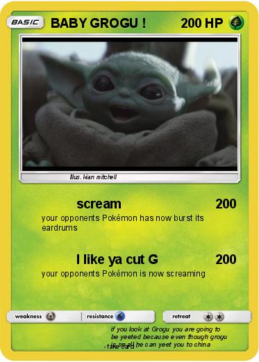 Pokemon BABY GROGU !