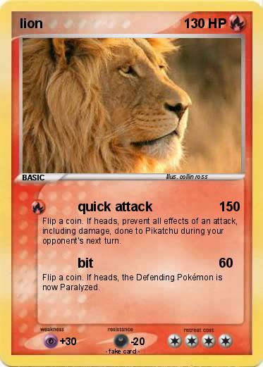 Pokemon lion