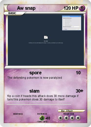 Pokemon Aw snap