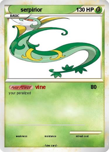 Pokemon serpirior