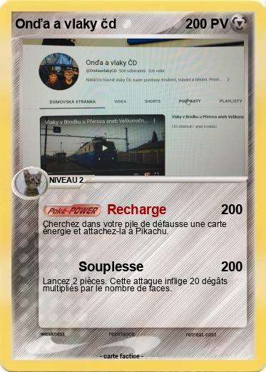 Pokemon Onďa a vlaky čd