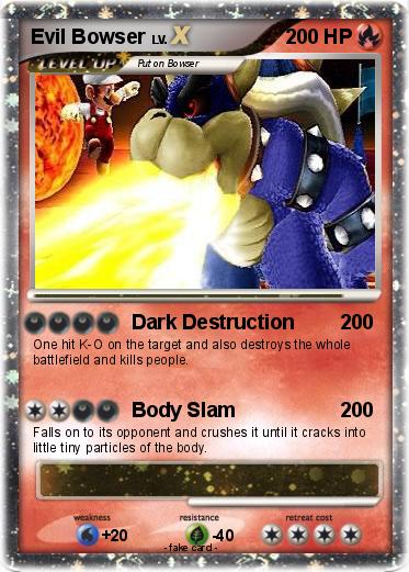 Pokemon Evil Bowser