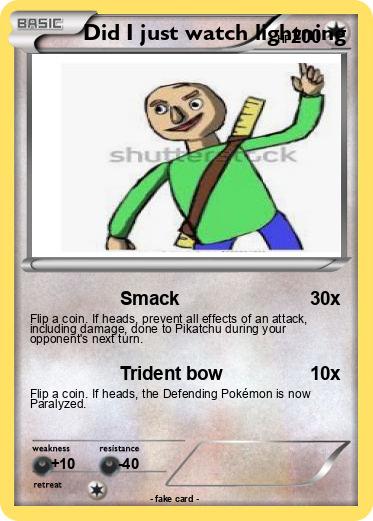 Pokemon Did I just watch lightning