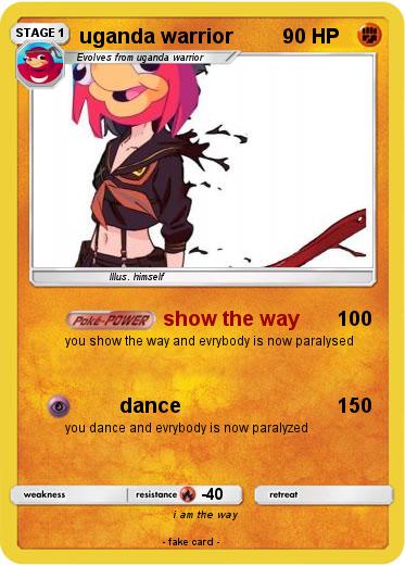 Pokemon uganda warrior