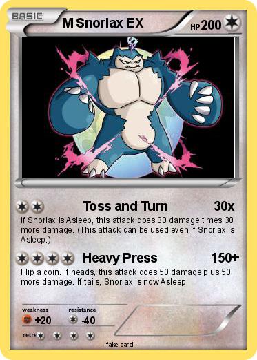 Pokemon M Snorlax EX