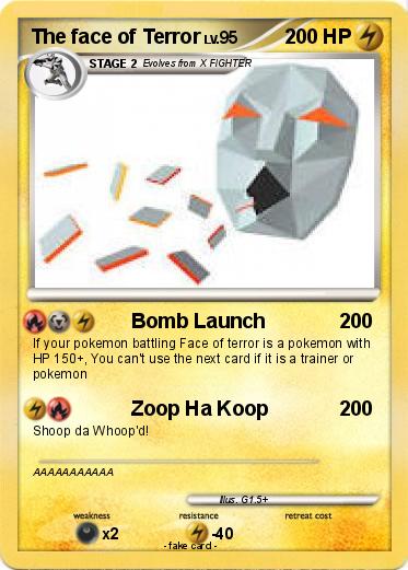 Pokemon The face of Terror