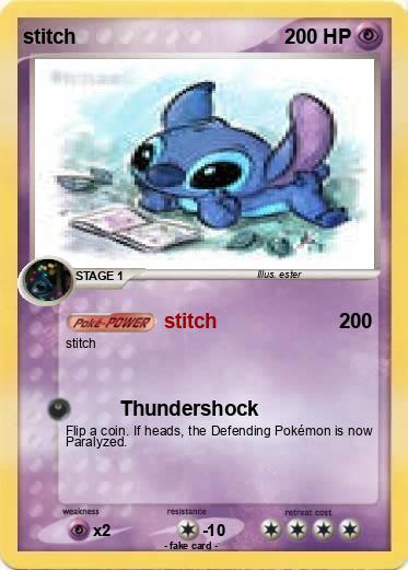 Pokemon stitch