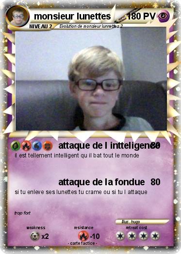 Pokemon monsieur lunettes