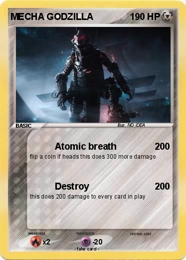 Pokemon MECHA GODZILLA