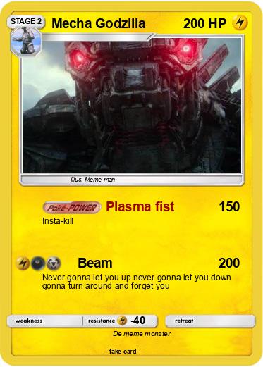 Pokemon Mecha Godzilla