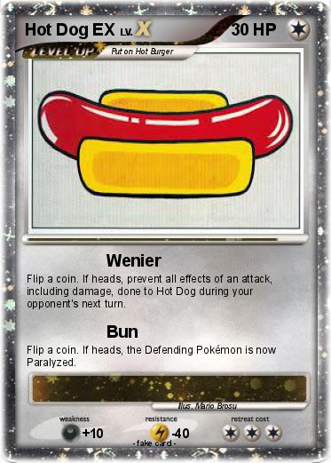 Pokemon Hot Dog EX