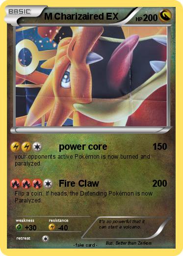 Pokemon M Charizaired EX