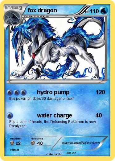 Pokemon fox dragon