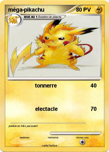 Pokemon méga-pikachu