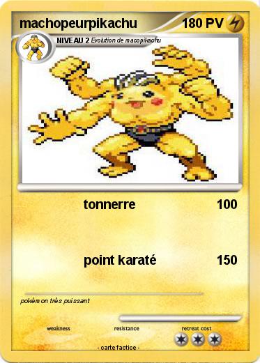 Pokemon machopeurpikachu