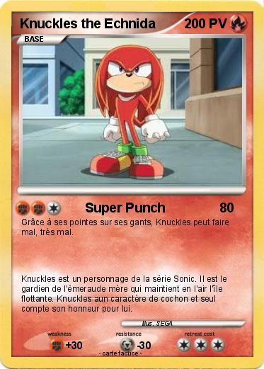 Pokemon Knuckles the Echnida