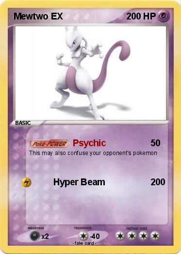 Pokemon Mewtwo EX