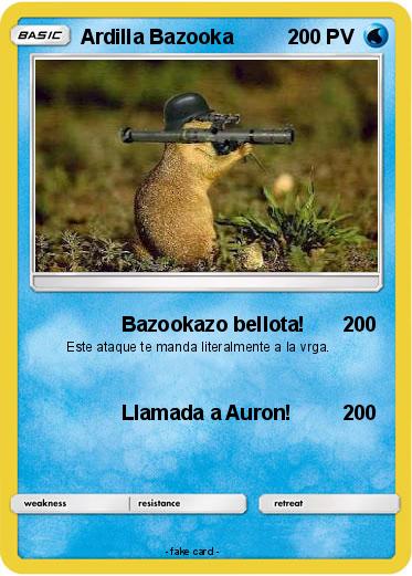 Pokemon Ardilla Bazooka
