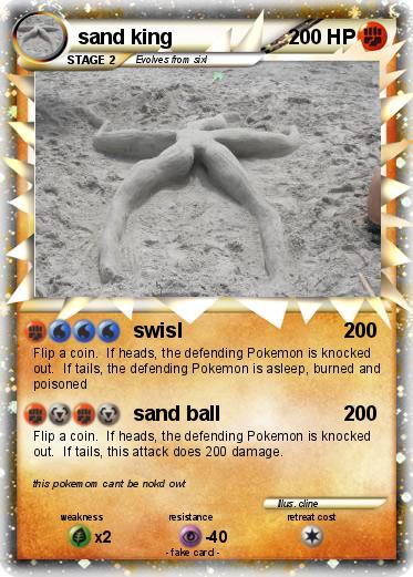 Pokemon sand king